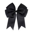 thumbnail image 2 of Iumwxz 6-inch Ribbed Satin Fishtail Double Layered Ribbon Bow Hair Clip For Children's Hair Accessories Hair Clip, 2 of 7
