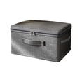 thumbnail image 2 of Foldable Fabric Storage Box with Lid for Bedding, Socks & Underwear - Multi-Purpose Bedroom Organizer, 2 of 3