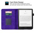 thumbnail image 2 of GSFY Case for All-new 7" Kindle Paperwhite 12th Gen 2024 & Kindle Colorsoft Signature Edition 2024, PU Leather Protective Smart Shell Flip Stand Cover with Card Slots Auto Sleep/Wake, Purple, 2 of 7