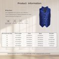 thumbnail image 4 of LiiYii Gilet Formel 4 Boutons pour Garçons Costume de Gentleman Col en V Robe de Bal de Mariage Doré 14, 4 of 4