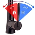 thumbnail image 4 of Pull-Down Kitchen Faucets, Single-Handle High Arc Sprayer Kitchen Sink Faucet, 4 of 5