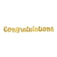 thumbnail image 1 of Gold "Congratulations" Banner, 1 of 2