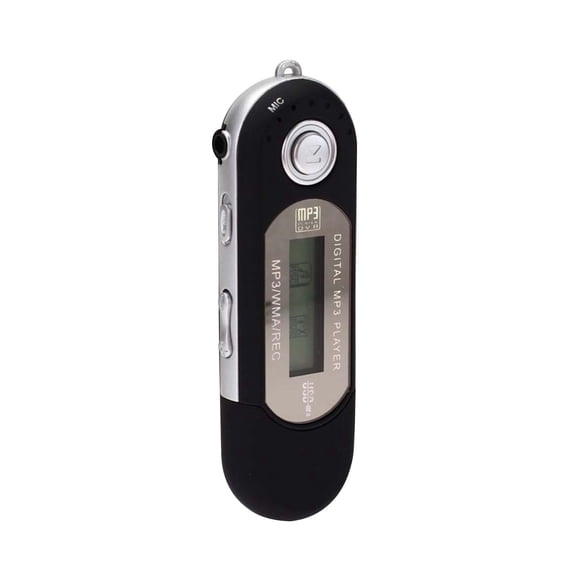 USB In-line MP3 with 1.2in Screen 4GB Memory Supports MP3 FM Radio Recorder