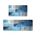 thumbnail image 1 of Giyblacko Carpet Door Mats Kitchen Rugs And Mats Set Of 2 Cushioned Anti Fatigue Kitchen Floor Mat Non Slip Waterproof Kitchen Rug Set Comfort Standing Mats, 1 of 1