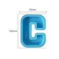thumbnail image 1 of Suncoda Silicone Baking Mold, Alphabet Cake Baking Mould English Letter Mould Alphabet Letter, 1 of 2