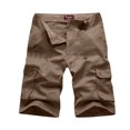 thumbnail image 2 of EOYWHK Shorts d'Entraînement pour Hommes Athleisure Shorts Cargo Coupe Décontractée Bermuda Demi-Longueur Extensible pour Course Randonnée avec Multi-Poches, S-4TG, 2 of 4