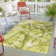 thumbnail image 5 of Erbanica Green Leaves Indoor Outdoor Rug, Unique Design, Easy to Clean, 5 of 5