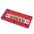 thumbnail image 1 of Power Distribution Busbar Marine Battery Bus Bar 5 Way Power Distribution Block DC48V 300A M8 X 5 Heavy Duty Safe Connection Marine Battery Bus Bar for Vehicles Boats, 1 of 7