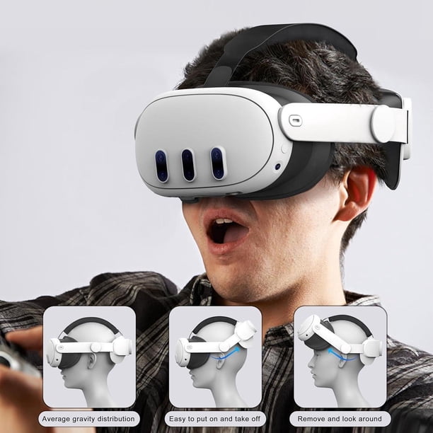 Quest3s 128GB Quest Elite ストラップ Adjustable Comfort Head Strap