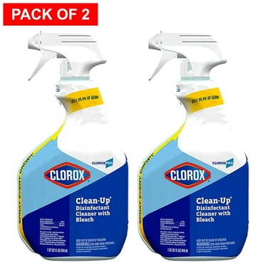 Clorox Clean-Up Disinfectant Bleach Cleaner, Fresh Scent, 32 oz (Pack of 2) (Packaging May Vary)