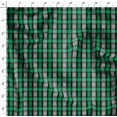 thumbnail image 4 of Soimoi Green Rayon Fabric Plaid Check Print Sewing Fabric Yard 56 Inch Wide, 4 of 5