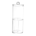 thumbnail image 1 of Home Textile Storage product category and title Pad Holder Transparent Jar For Makeup Storage Organizer For Bathroom And Dressing Table, 1 of 3