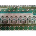 thumbnail image 4 of oneOone Cotton Silk Fabric Geometric & Floral Block Print Sewing Fabric BTY 42 Inch Wide, 4 of 4