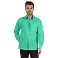 thumbnail image 1 of Bestman Solid Formal Shirt For Mens Button Down Shirt Front Patch Pocket Office Wear, 1 of 7