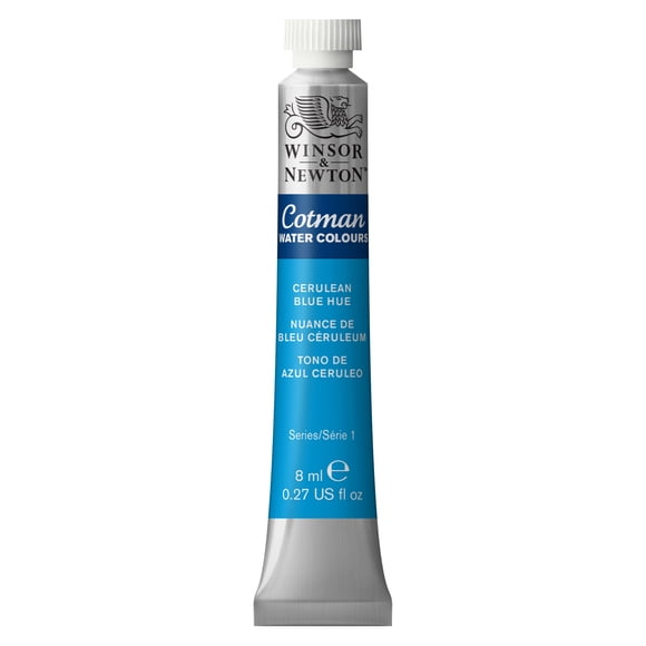 Winsor & Newton Cotman Watercolor, 8Ml, Cerulean Blue Hue