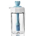 thumbnail image 1 of Oil Dispenser with Brush Opening Condiment for Kitchen Family Container Multifunctional Cooking Seasoning Jar Family Party Grilling Baking Tool Blue, 1 of 9