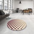 thumbnail image 4 of Ahgly Company Tapis d'Intérieur Lavable en Machine Carré Transitionnel Vanille Or, 4 Pieds Carré, 4 of 7