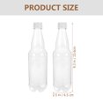 thumbnail image 2 of SKISUNO 6Pcs Juice Bottles Plastic Clear Bottle Reusable Drink Storage for Classroom Use, 2 of 8