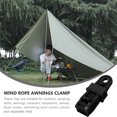 thumbnail image 5 of FRCOLOR Tent Clip 20Pcs Tent Canopy Clip Outdoor Wind Rope Clamps Awning Wind Rope Clips Tent Tool,3.27"X1.18"X1.18", 5 of 5