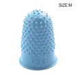 thumbnail image 3 of Fingertips Covers Anti-fingerprint Protector Heat Reading Writing Resistant Anti-skid Set Gloves Elastic Sleeve Reading Money Counting Blue M, 3 of 8