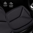 thumbnail image 4 of Black High Density Foam Core Car Seat Cushion Set Seat Pad Backrest Headrest Triple Set Mesh Cover Ventilated Cooling Automotive Accessory Black All Seasons Complete Interior Set, 4 of 7