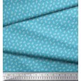 thumbnail image 2 of Soimoi Poly Georgette Fabric Anchor Hook Nautical Print Fabric by Yard 52 Inch Wide, 2 of 3