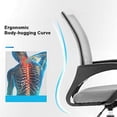 thumbnail image 3 of BestOffice Office Chair Mesh, Lumbar Support Modern Executive Task Rolling Swivel, Grey, 3 of 7