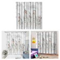 thumbnail image 4 of Abbracc 2x Imperméable Tissu Polyester Salle de Bain Rideau de Douche Décor 9 Crochets Style2, 4 of 9