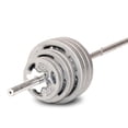 thumbnail image 2 of CAP Barbell Standard Cast Iron 1-inch Weight Lifting Grip Plate, 25 lb, Single, Grey, 2 of 5