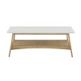 thumbnail image 4 of Madison Park Parker Table Basse avec Finition Blanche et Naturelle MP120-1063, 4 of 4