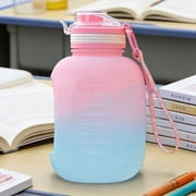 1200ml Large Capacity Leakproof Water Bottle with Wide Mouth, Sturdy Plastic Bucket Design for Adults and , Portable Hydration Bottle for Gym, Outdoor, School