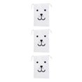 thumbnail image 4 of QualitChoice Portable Cotton Linen Drawstring Closure Bag Bedroom Large Capacity Pouch Sundries Luggage Cargo Laundry Organizer Type 4 3PCS, 4 of 6