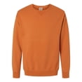 thumbnail image 1 of Hanes Mens Big ComfortWash Garment Dyed Fleece Sweatshirt, M, Texas Orange, 1 of 1