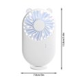 thumbnail image 4 of BotaniNest Portable Handheld Fan USB Rechargeable Quiet 36dB Pocket Fan For Travel And Home, 4 of 8
