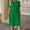 Robes Style2-Vert pour Femmes, variante sur Mceream Robes pour Femmes Été Décontracté 2026 Élégantes Robes Courtes Col Rond Manches Courtes Robe Midi Coupe Ample Robes Droites Mode Vacances Plage Robe d'Été Vert P