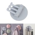 thumbnail image 1 of Vaidha 2KG Adhesive Hook Rotatable Strong Bearing Stick Hook Bathroom Wall Rack Tools, 1 of 2