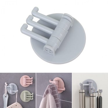 Vaidha Crochet Adhésif 2KG Rotatif Support Fort Crochet Mural Salle de Bain Outils