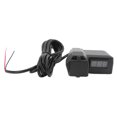 thumbnail image 4 of Motorcycle USB Phone , Motorcycle Dual USB  Silicone ABS Plastic 5V 3.1A 10-24V Red Voltmeter  For ATV, 4 of 8