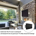 thumbnail image 4 of Outdoor Weatherproof LCD TV Bracket Cover Television Home Courtyard Patio Waterproof Dustproof Protector Guard Accessory 36-38 Inch, 4 of 9