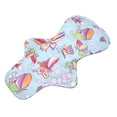 thumbnail image 2 of Serviette Hygiénique Réutilisable, Fibre de Charbon de Bambou Lavable Serviette Hygiénique Lavable Serviette Hygiénique Performance Finement Réglée, 2 of 8