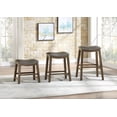 thumbnail image 3 of Topline Home Furnishings Tabouret en similicuir, 3 of 5