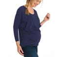 thumbnail image 3 of Cameland T-Shirts de Maternité pour Femmes à Manches Longues Automne Hiver Allaitement Hauts Grossesse Décontractés Col Rond T-Shirt, 3 of 4