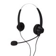 thumbnail image 2 of Casque Téléphonique, Réduction de Bruit Volume Réglable Casque de Service Client Binaural Ultra Léger Doux avec Micro pour Bureau, 2 of 8