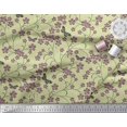 thumbnail image 2 of Soimoi Polyester Crepe Fabric Insect,Leaves & Flower Floral Print Fabric by Yard 52 Inch Wide, 2 of 2
