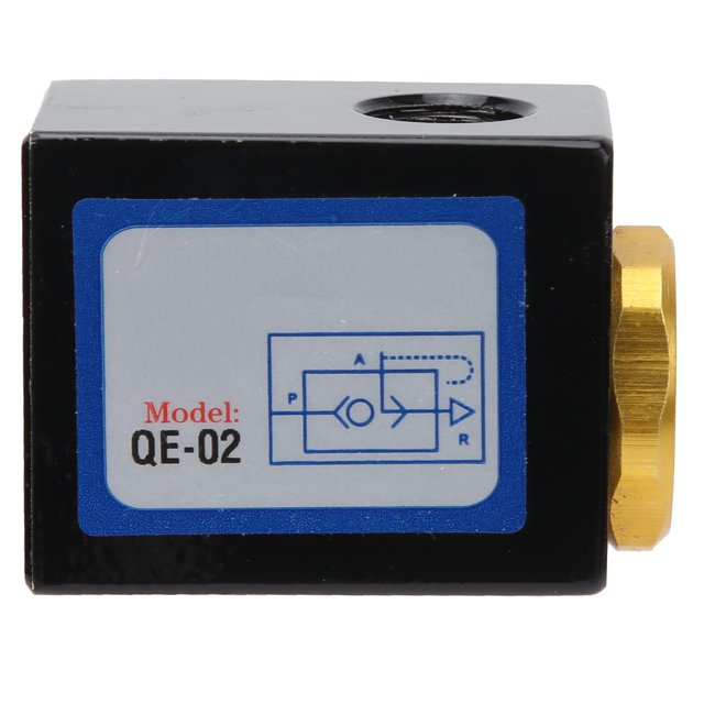 Quick Exhaust Valve, Air Tightness Compact Stable Pneumatic Air Control For Installer For Machining Center
