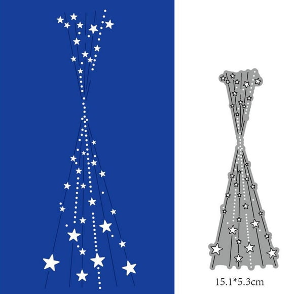 cpengpj Clearance DIY Metal Cutting Dies Christmas Spotty Line Hearts Cuts Metal Scrapbooking Stencils For Card Making Embossing Template Mould