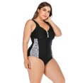 thumbnail image 3 of HAWEE Womens One Piece Swimsuit Tummy Control Swimwear Striped Bathing Suits Monokinis S-5XL, 3 of 6
