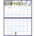 thumbnail image 2 of 2026 Motherword Magnetic Fridge/Wall Calendar (Side by Side Version) - French, 2 of 7