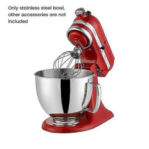 Pour Classic & Artisan Series 4.5QT/5QT Mélangeur 304 Bol en acier inoxydable Mélangeur Bol Lave-vaisselle Safe