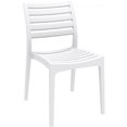 thumbnail image 1 of Siesta ISP009-WHI Ares Chaise de Salle à Manger d'Extérieur Blanche - Ensemble de 2, 1 of 10